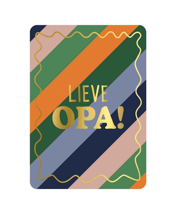 Wenskaart A6 | Lieve Opa