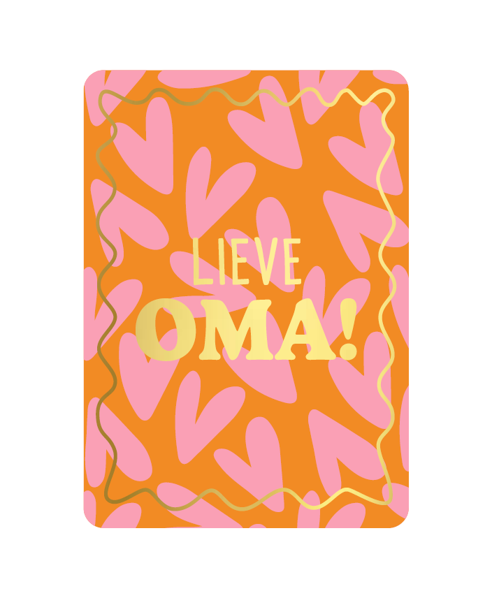 Wenskaart A6 | Lieve Oma