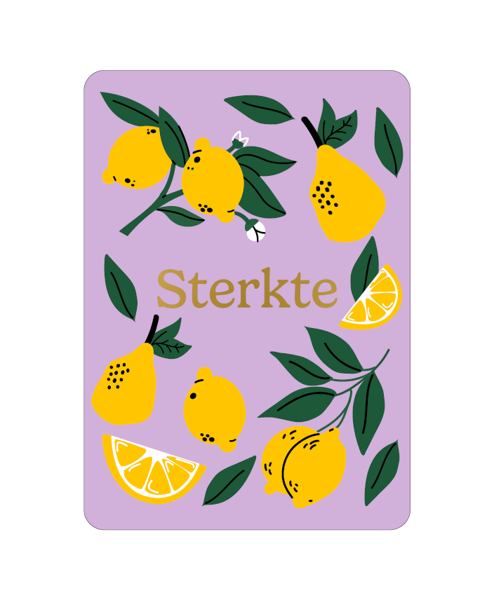 Wenskaart A6 | Sterkte