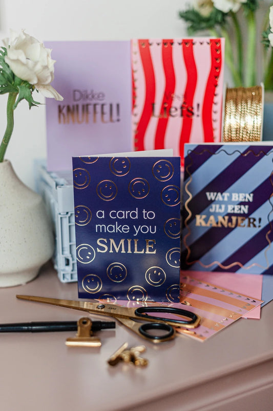 Wenskaart A6 | A Card To Make You Smile