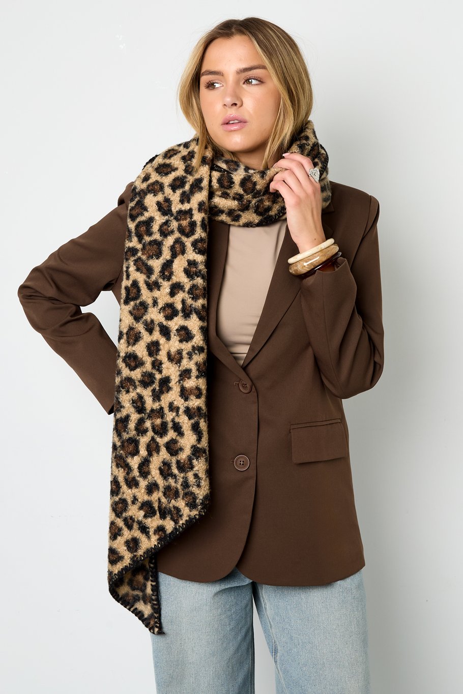 Leo Scarf Camel