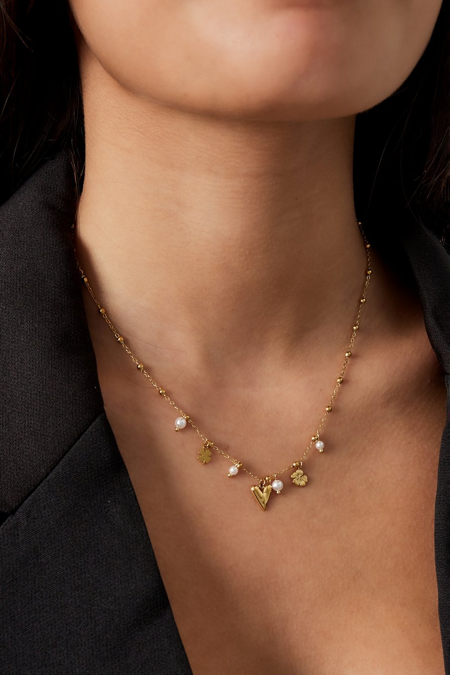 Lucky Girl Necklace Gold
