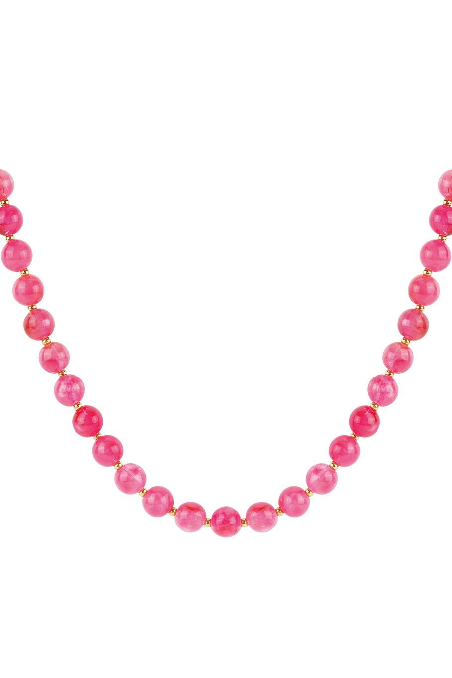 Vintage Vibe Necklace Fuchsia