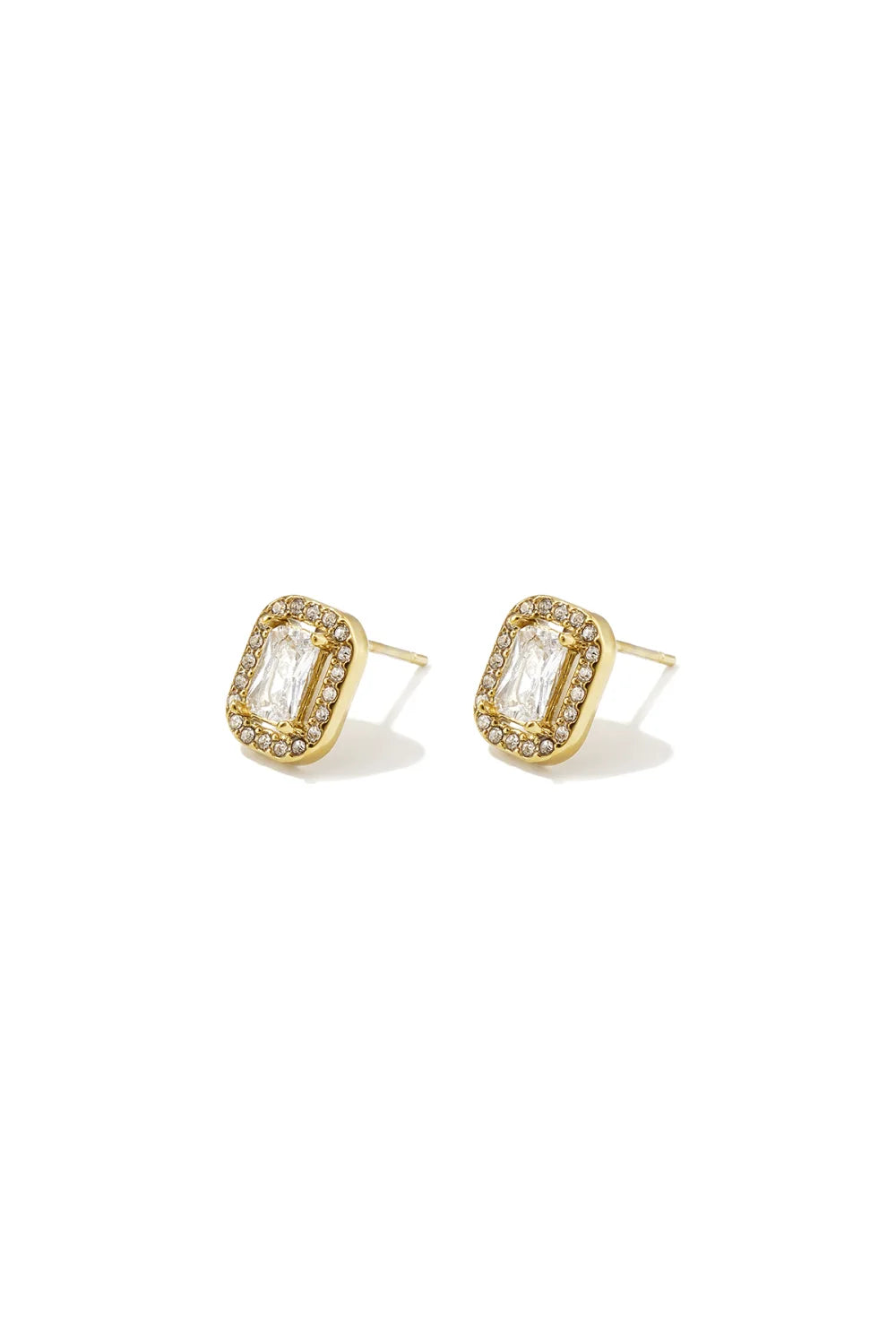 diamond earstuds gold