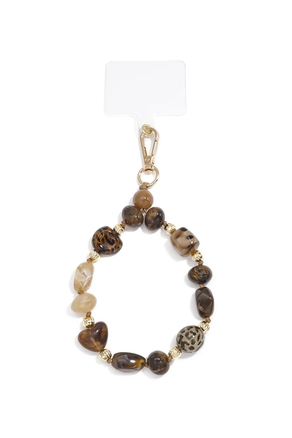 charm phone cord | brown