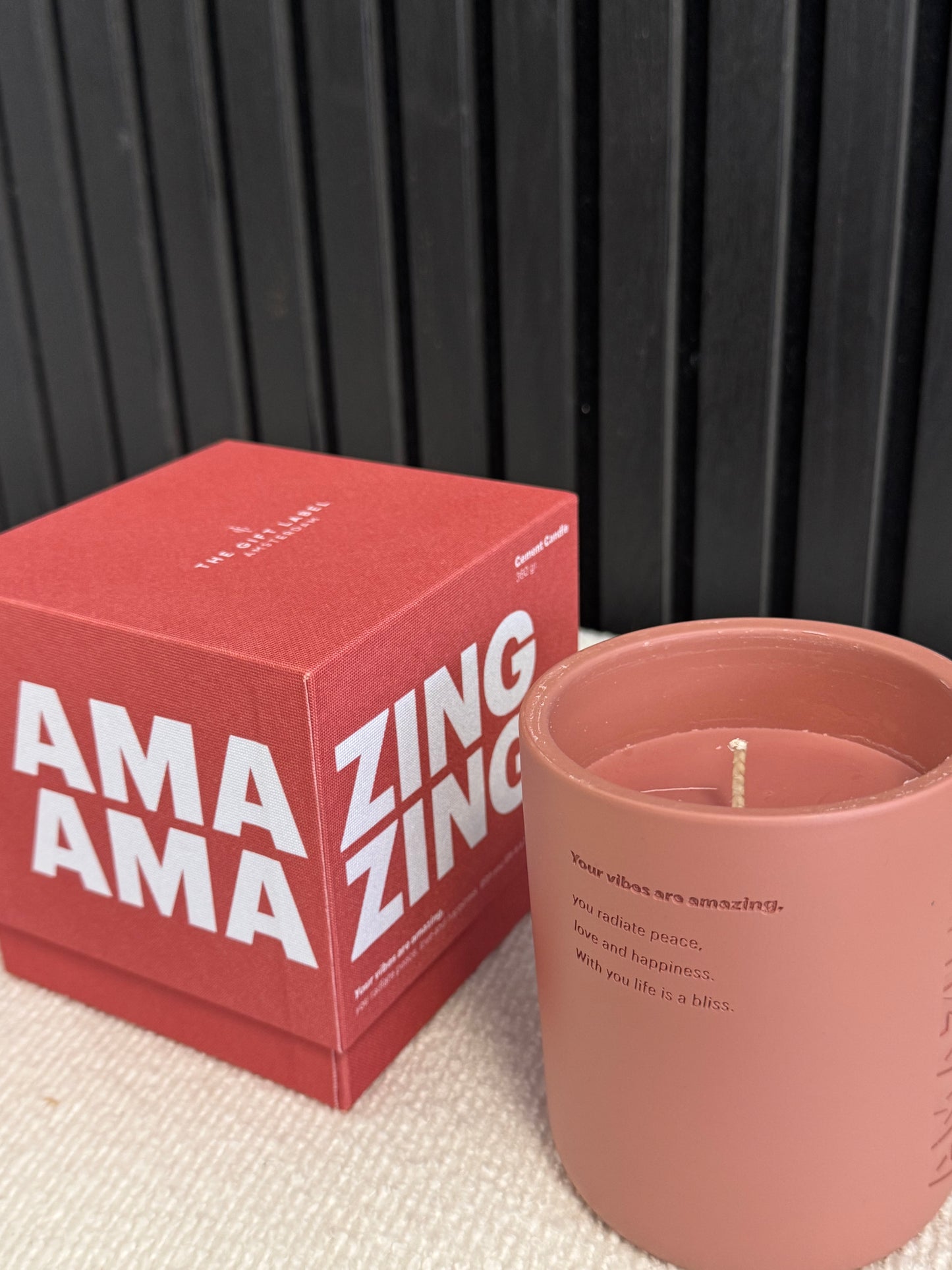 CEMENTED CANDLE 360 GR | AMAZING