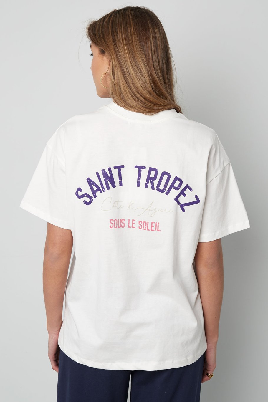 Saint Tropez T-Shirt Wit