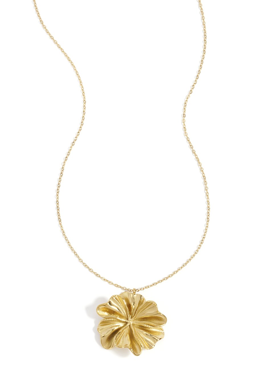 CLASSY FLOWER NECKLACE GOLD