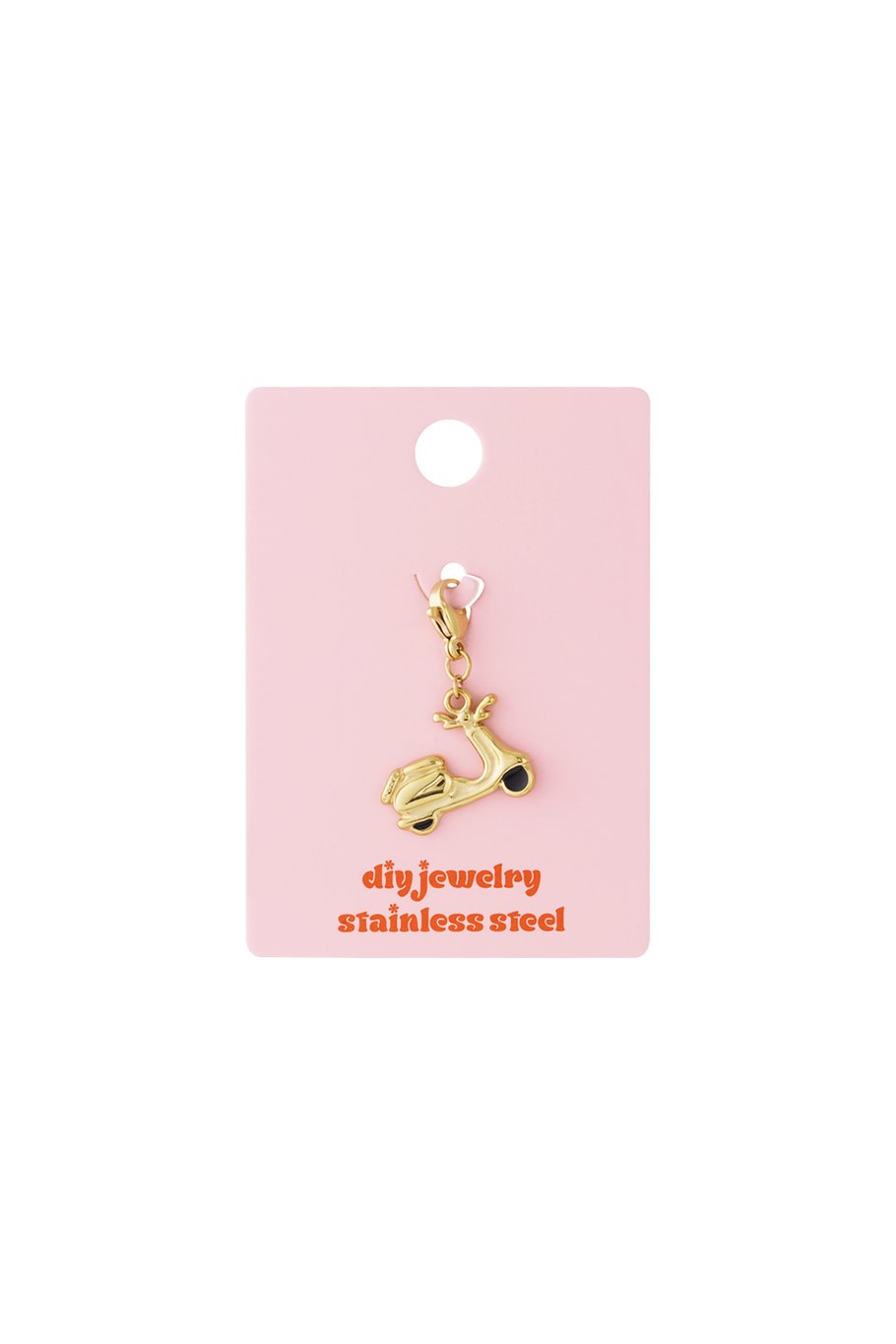 Scooter Charm Gold
