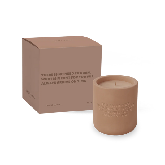 cemented candle | there is no need to