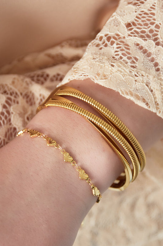 GOLDEN TRIO BANGLE GOLD