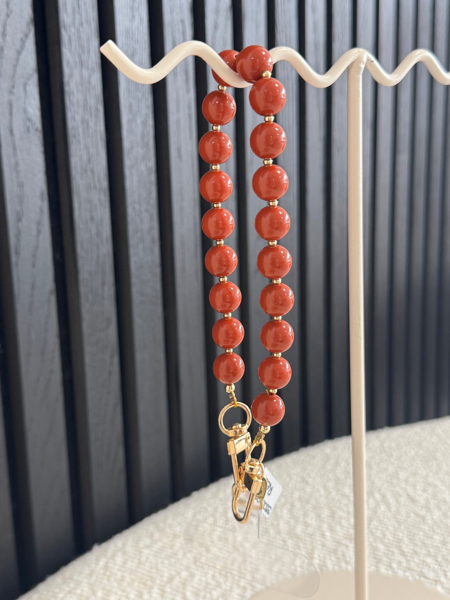 BUBBLE PHONE CORD RED