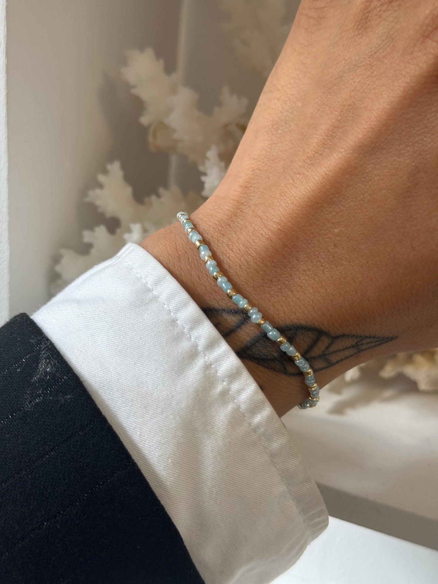Bubbly Blue | Miyuki Ring
