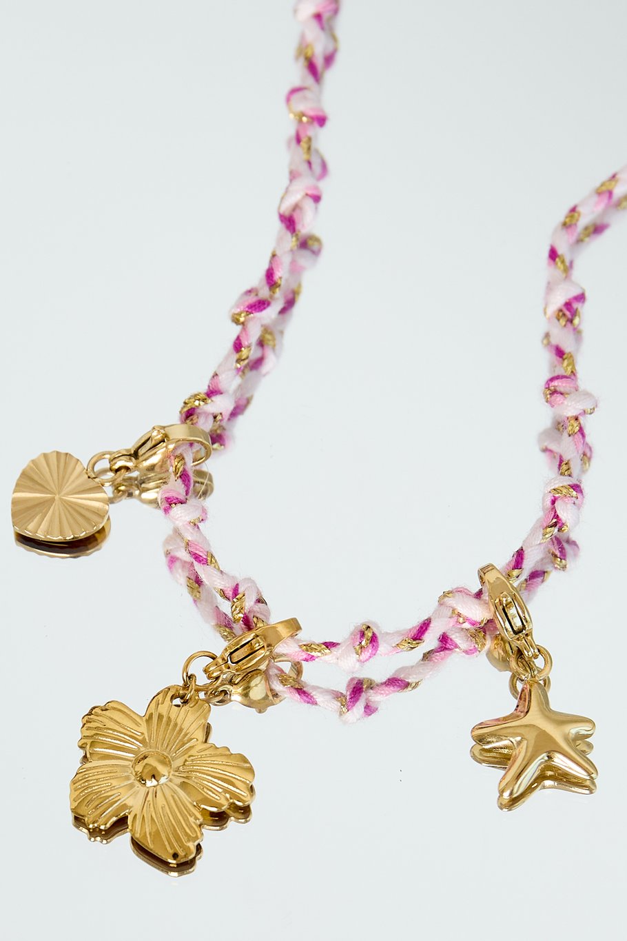 Puffy Star Charm Gold