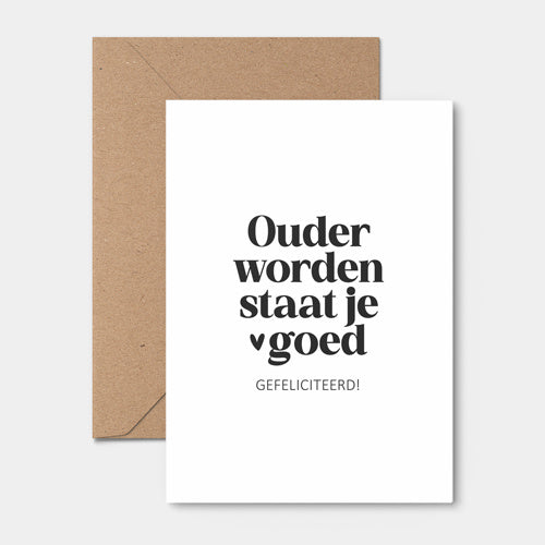 A6 WENSKAART | OUDER WORDEN STAAT JE GOED
