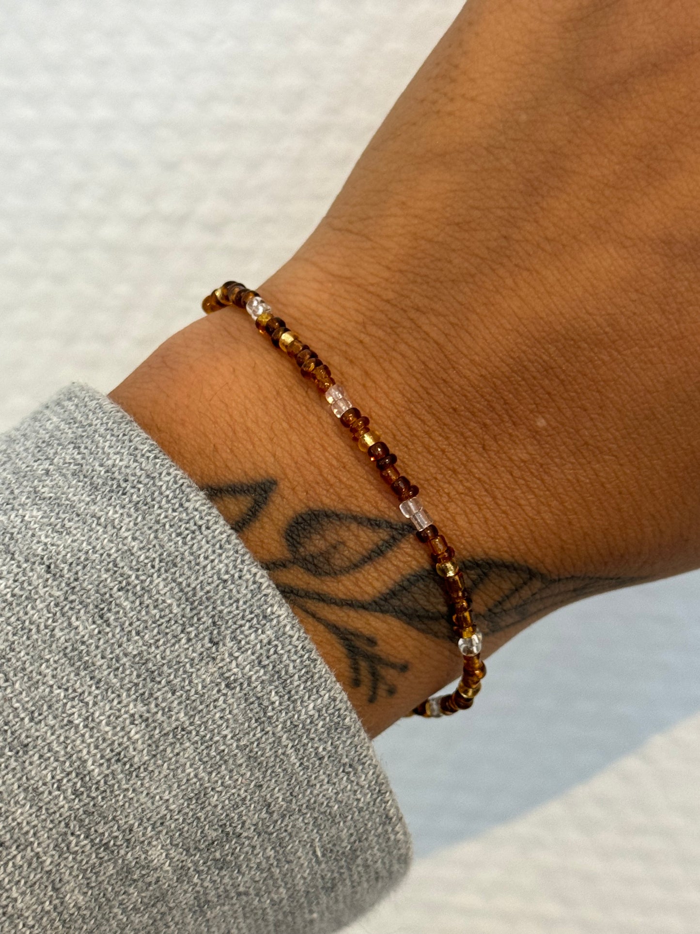 Dark Brown Mix Miyuki Bracelet
