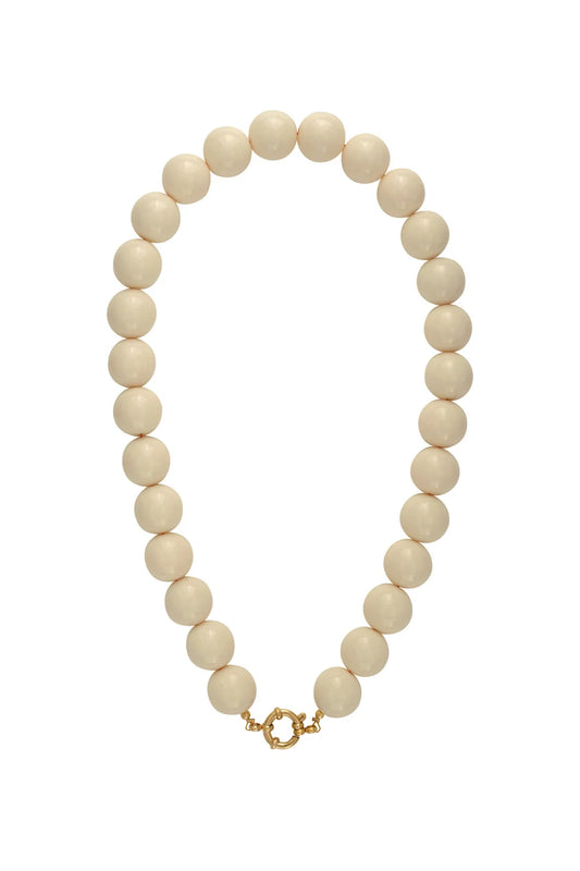 BEAD NECKLACE KHAKI