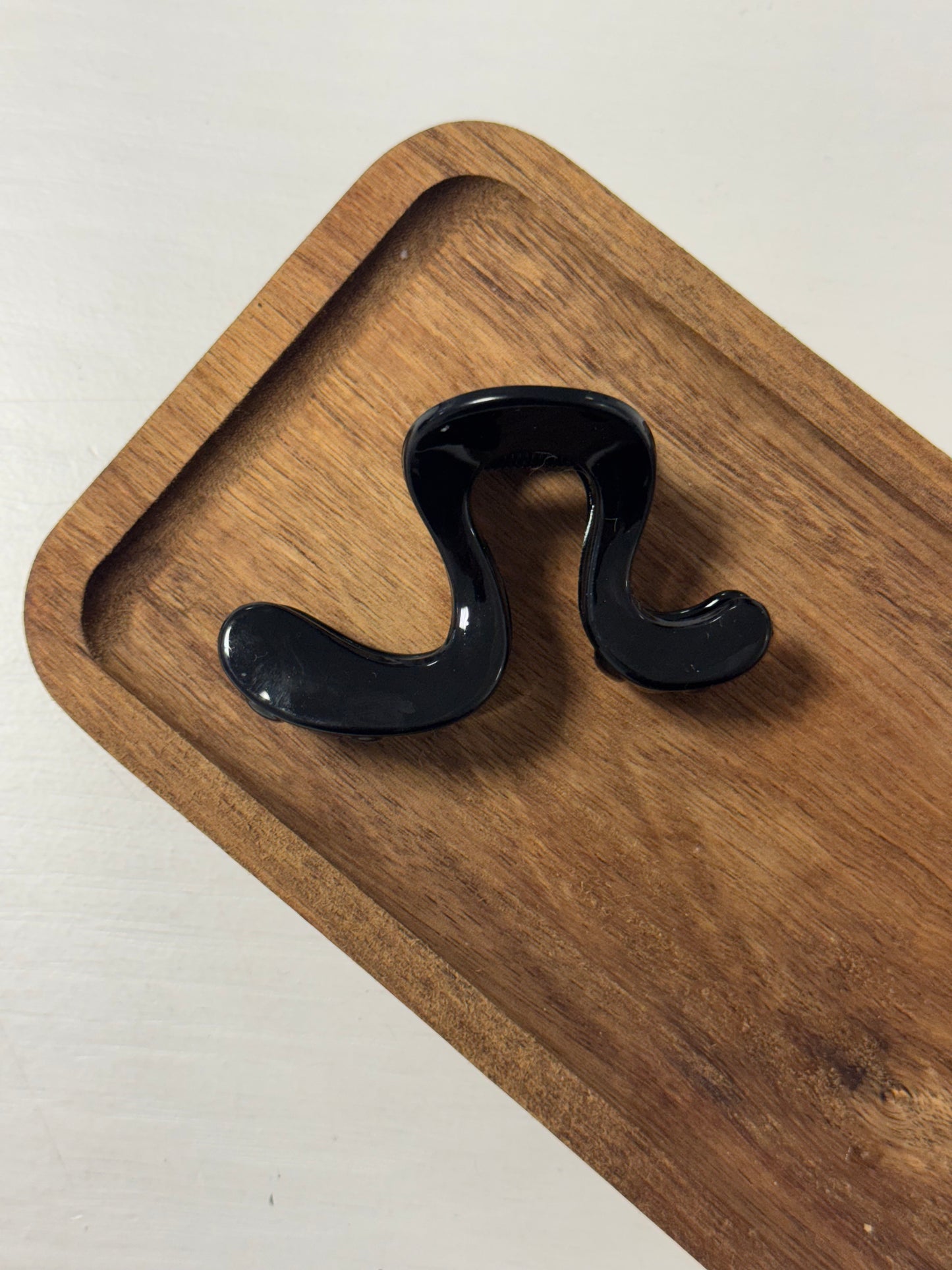 CURLY HAIRCLIP BLACK