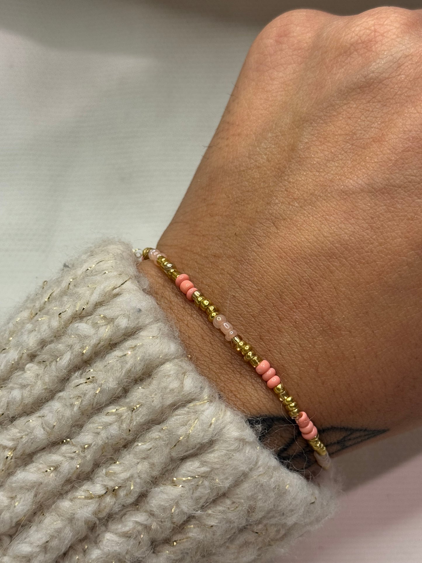 Blooming Hearts Miyuki Bracelet