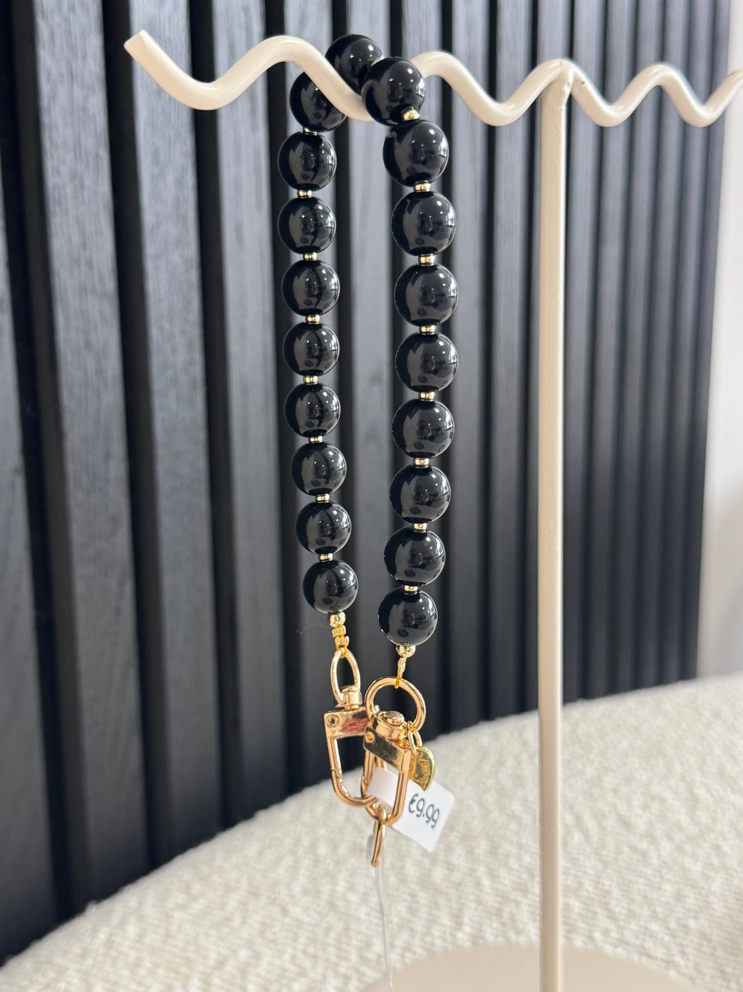 BUBBLE PHONE CORD BLACK