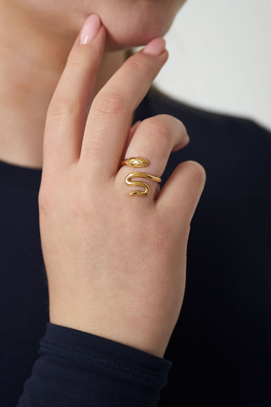 Snake Ring Gold