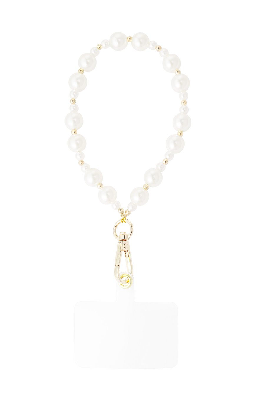 Phone Cord Golden Pearls