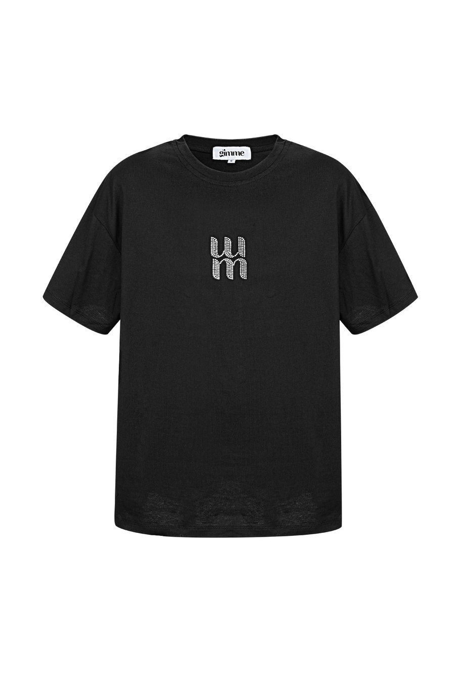 Letter M T-Shirt Black
