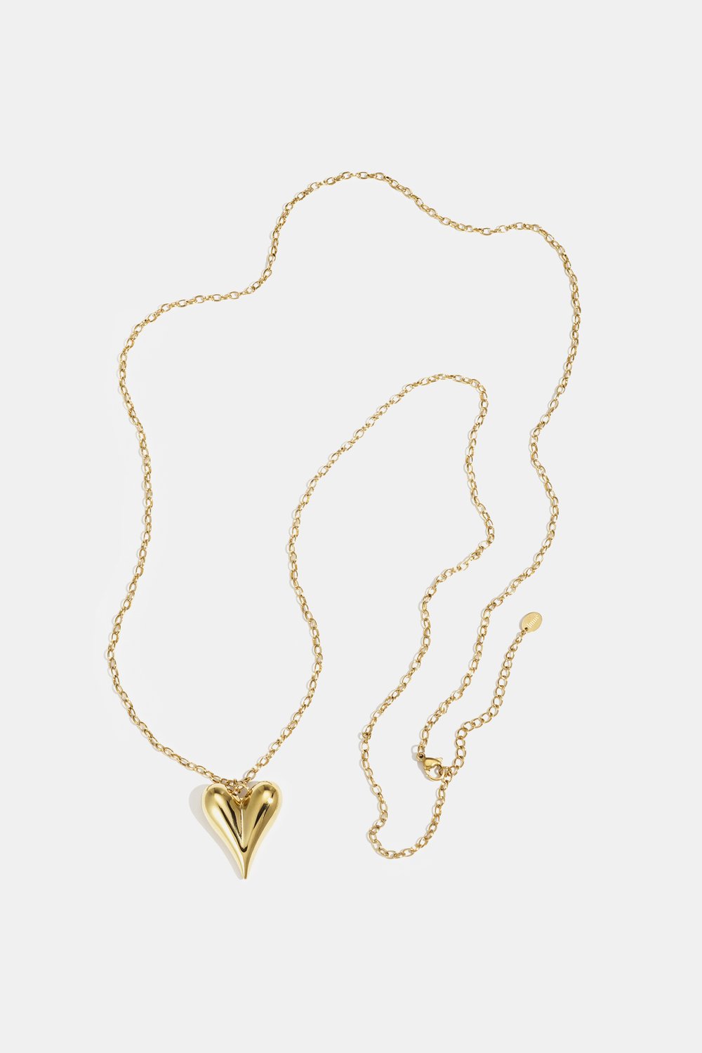 LONG HEART NECKLACE GOLD