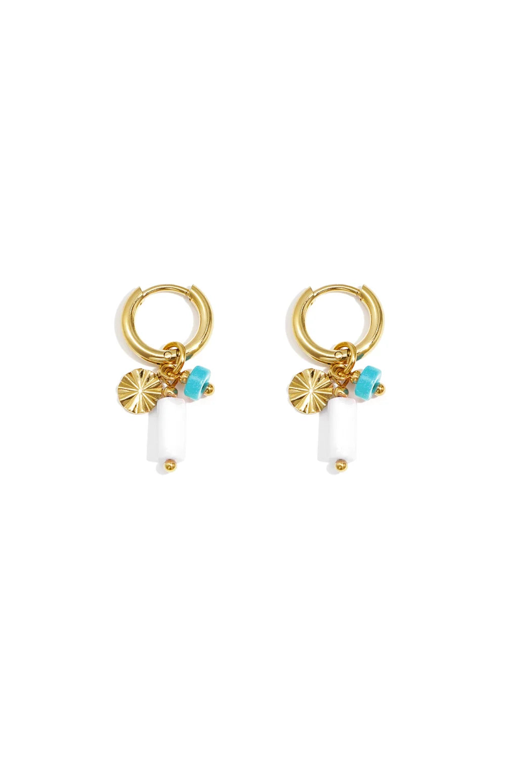 blue mix hoops gold