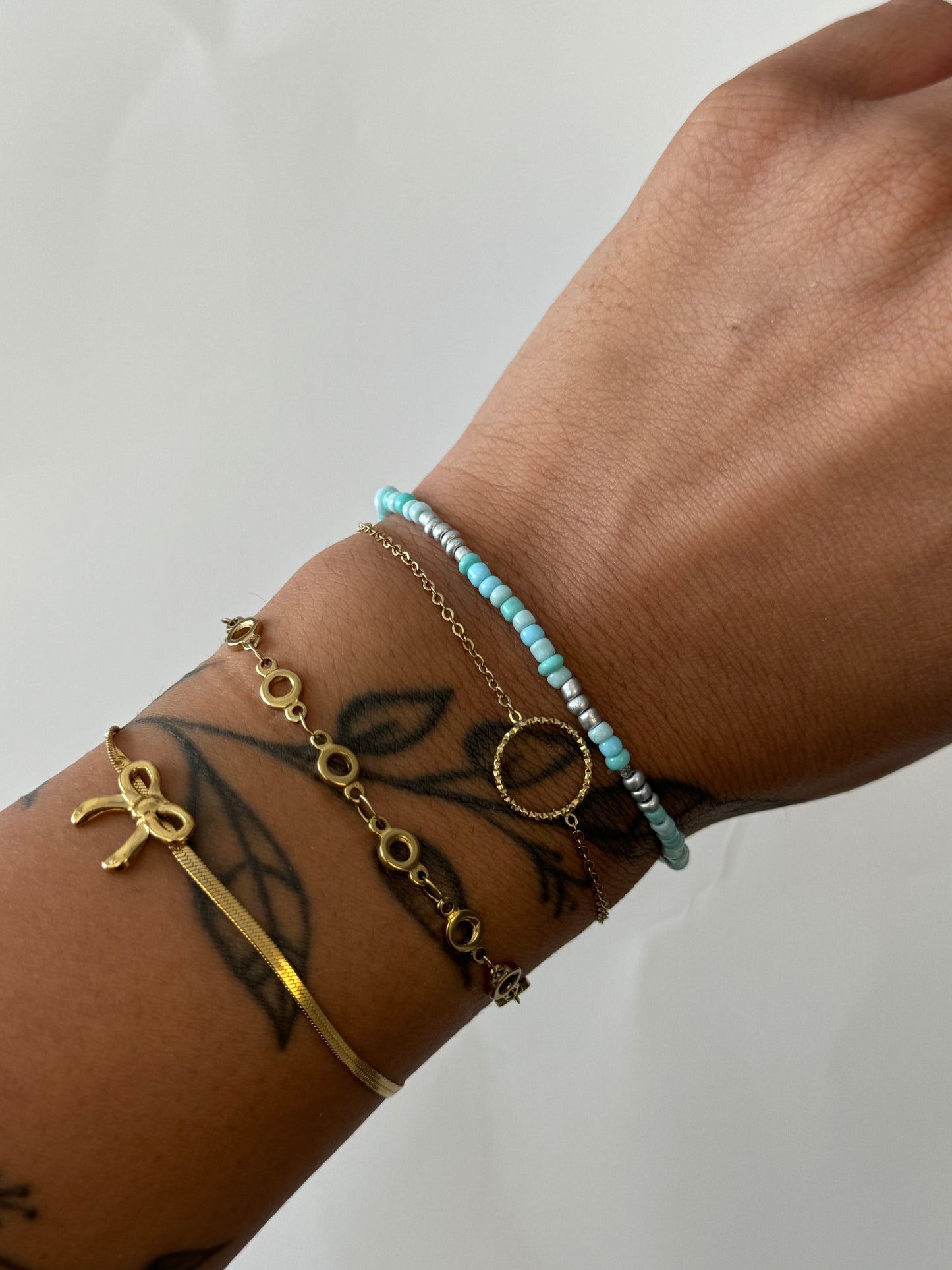 MIYUKI BLUE MIX BRACELET
