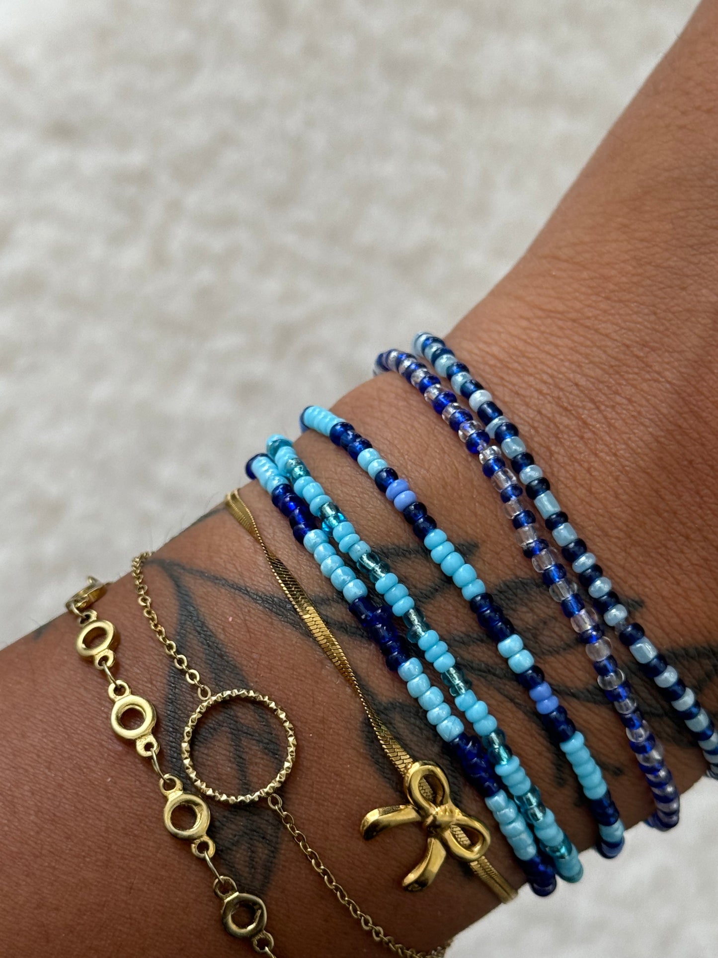 MIYUKI BRACELET | DARK BLUE MIX