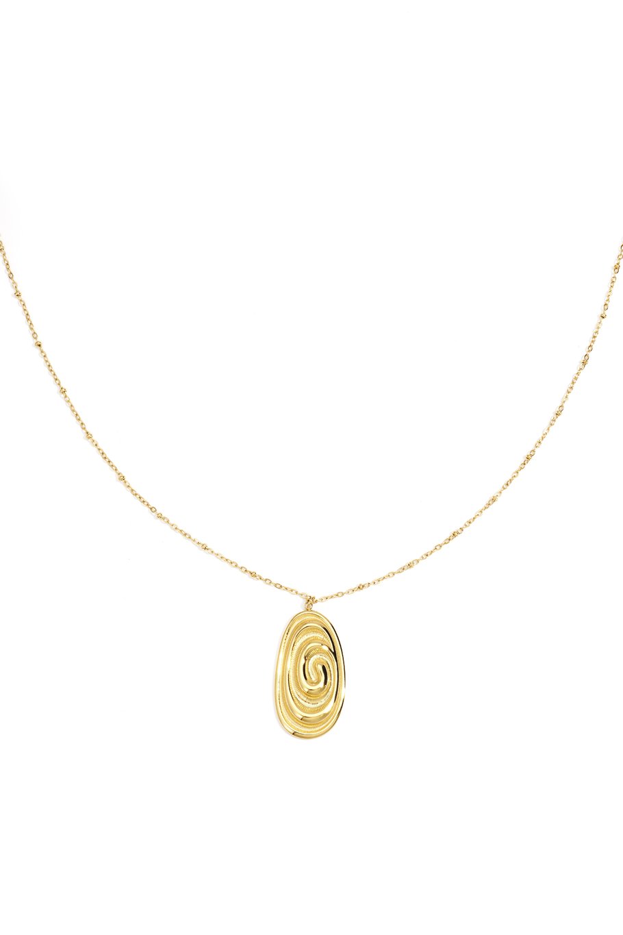 SWIRL NECKLACE GOLD