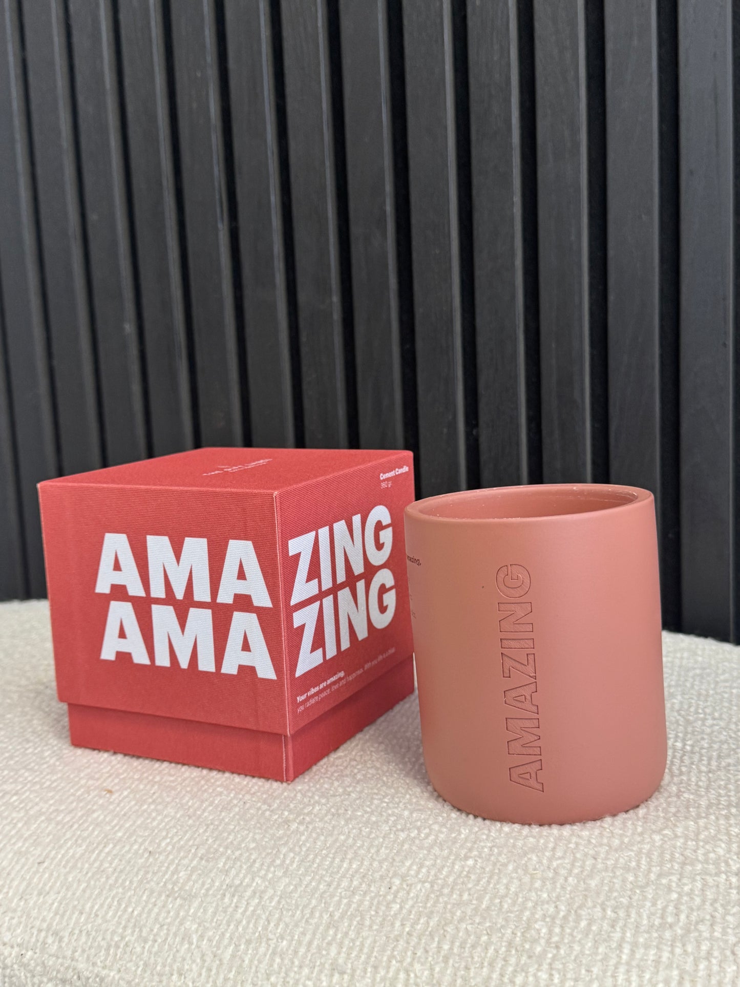 CEMENTED CANDLE 360 GR | AMAZING
