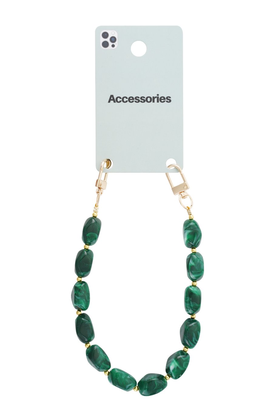 Phone Cord Acrylic Beads Green