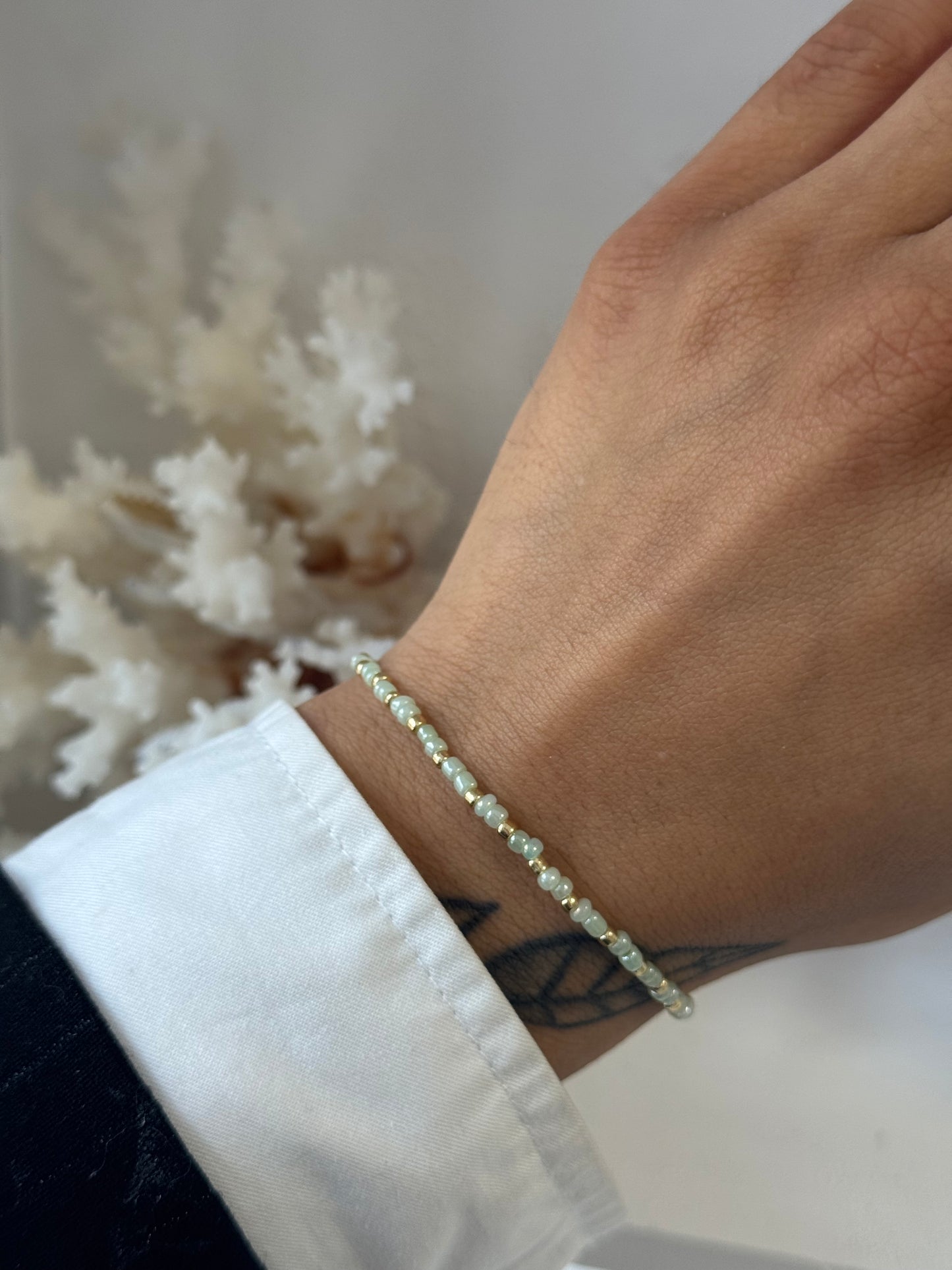 Mint Glow | Miyuki Bracelet