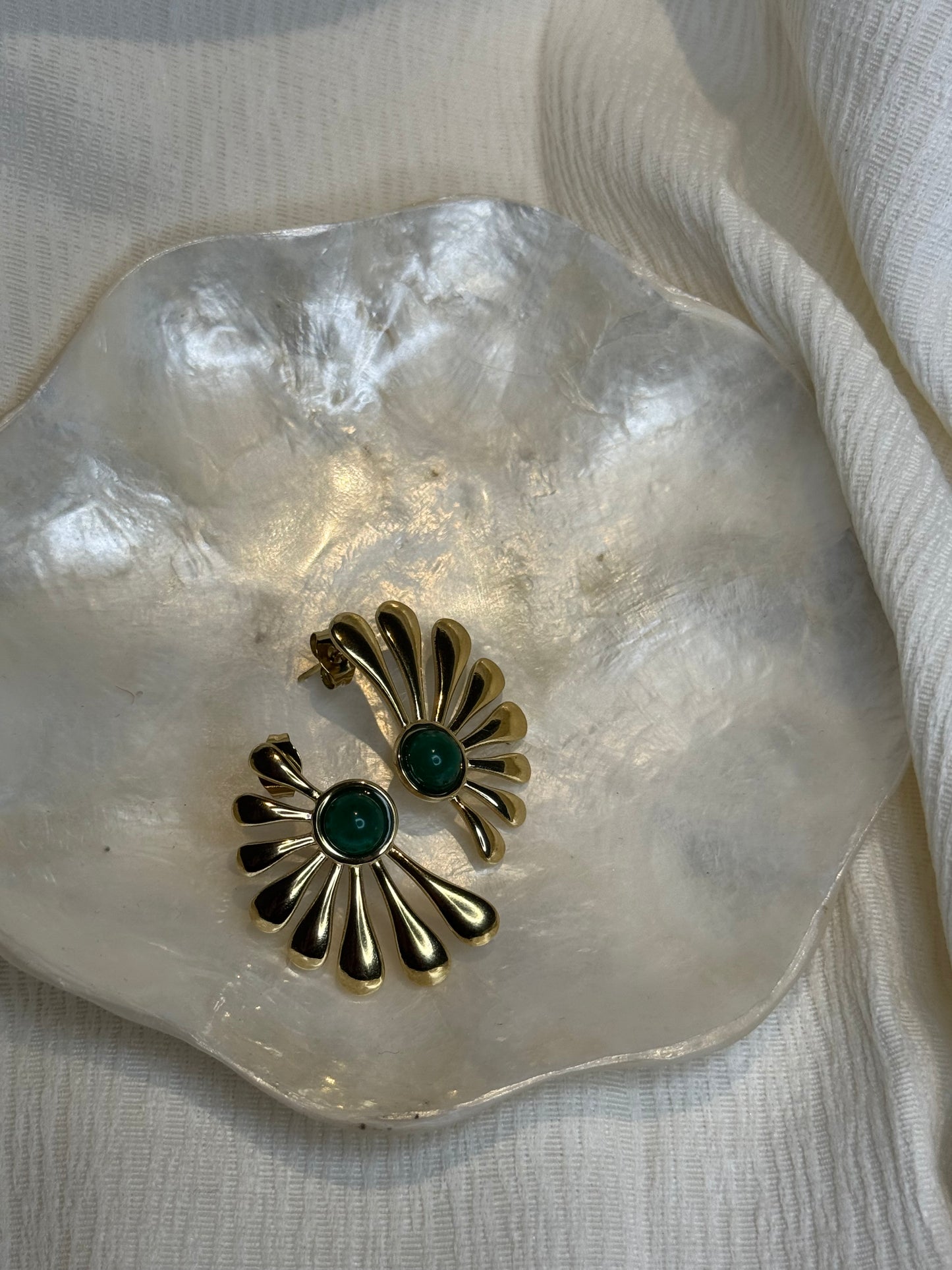 Tropical Earstuds Green
