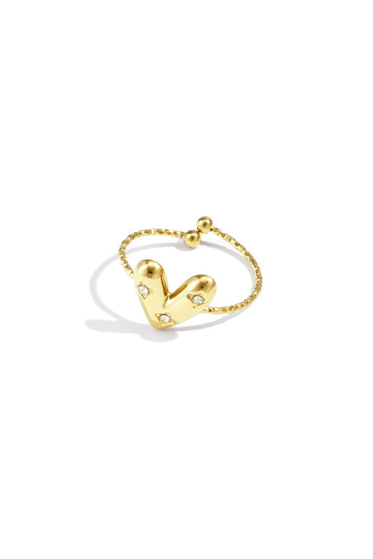 DIAMOND LOVE RING GOLD