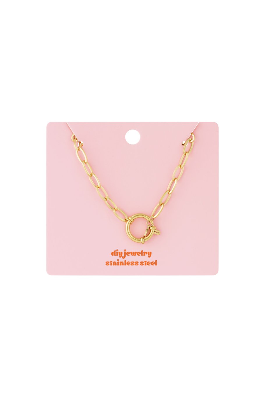 Basic Knot Necklace Gold