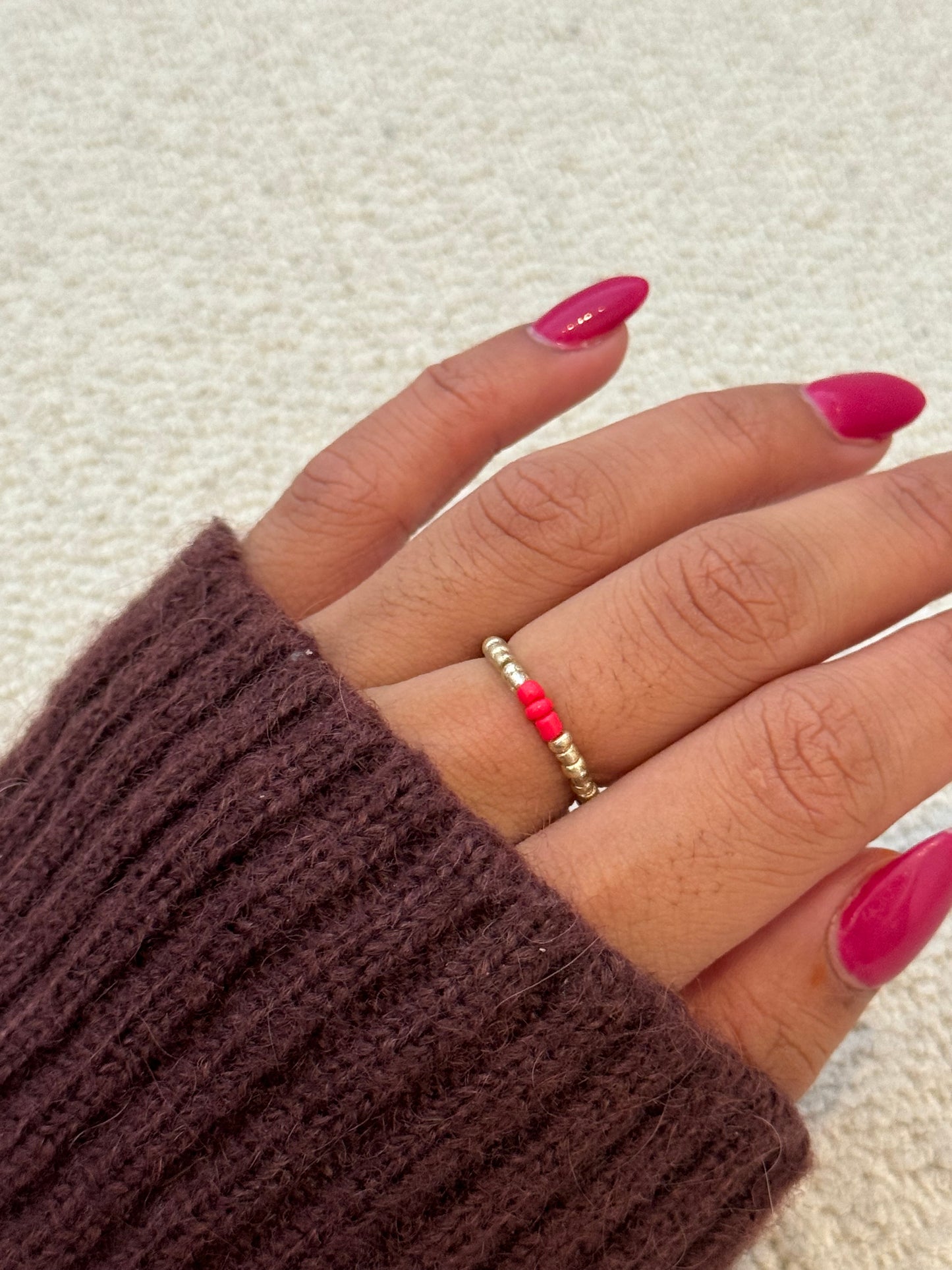 Neon Rose Mix Miyuki Bracelet