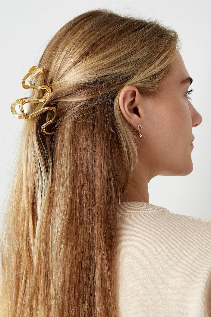 Snake Hairclip Silver