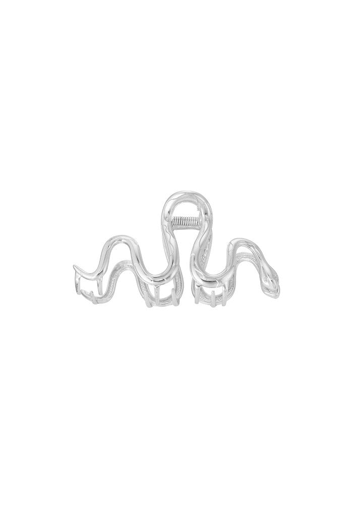 Snake Hairclip Silver