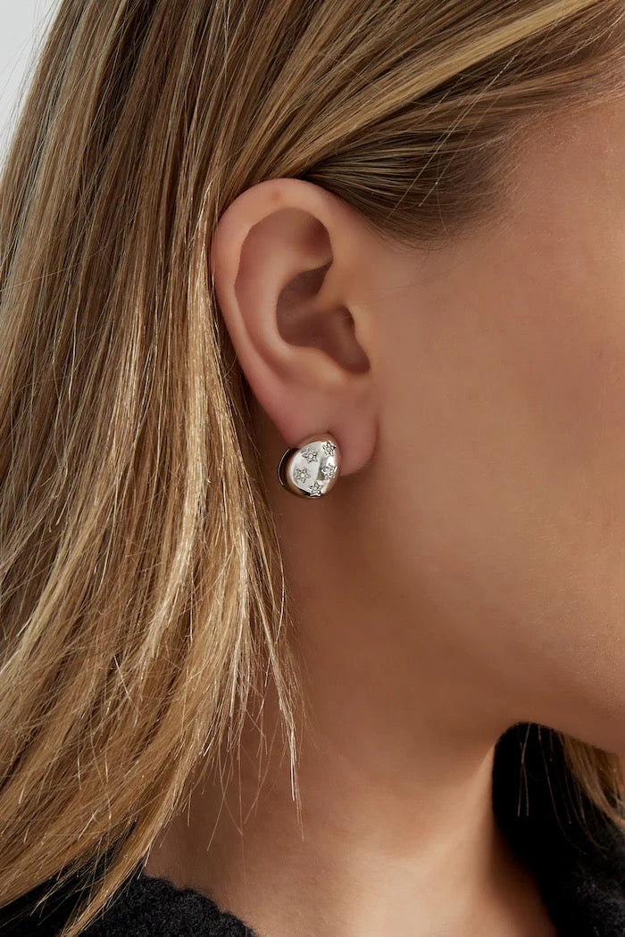 Star Babe Earrings Silver