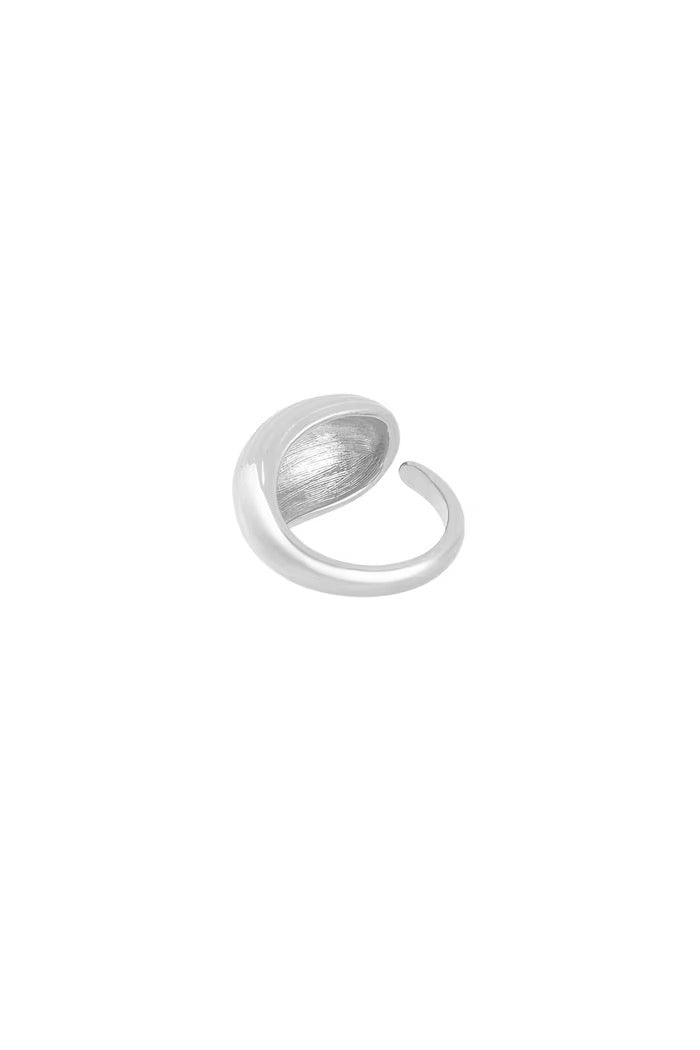 Dynamic Texture Ring Silver