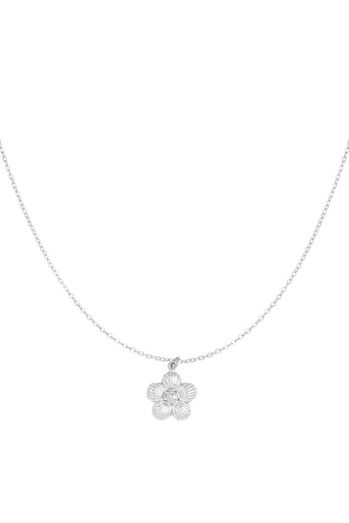 DAISY NECKLACE SILVER