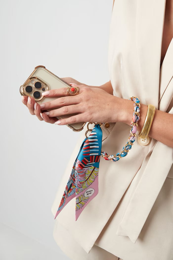 Satin Phone Scarf | Multi