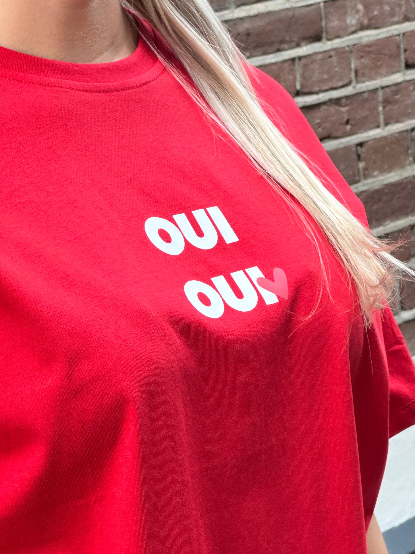 Oui Oui T-Shirt Red