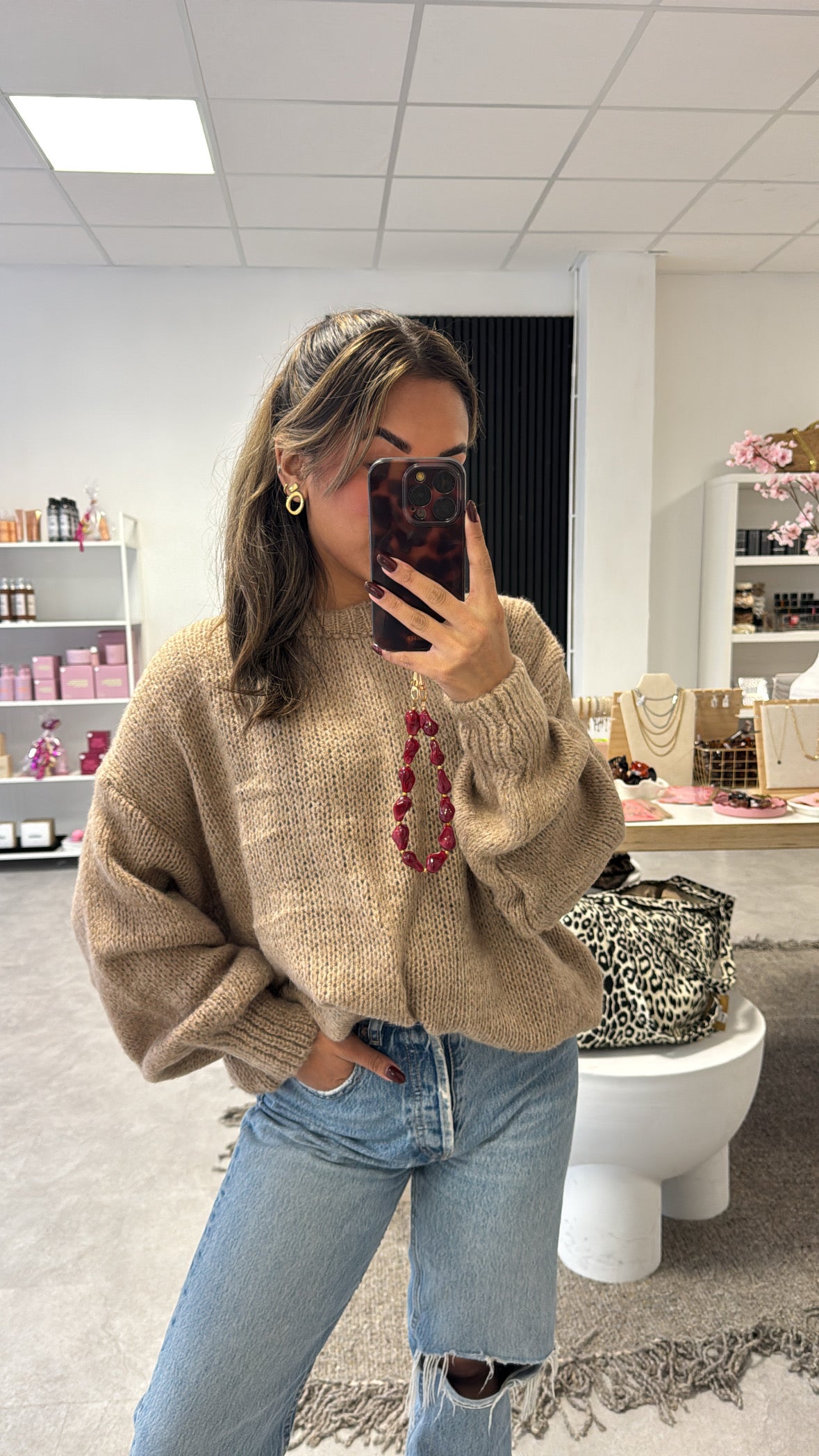 COZY KNIT CAMEL