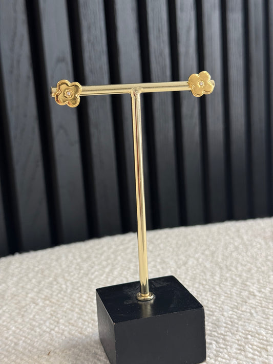 CLOVER EARSTUDS GOLD