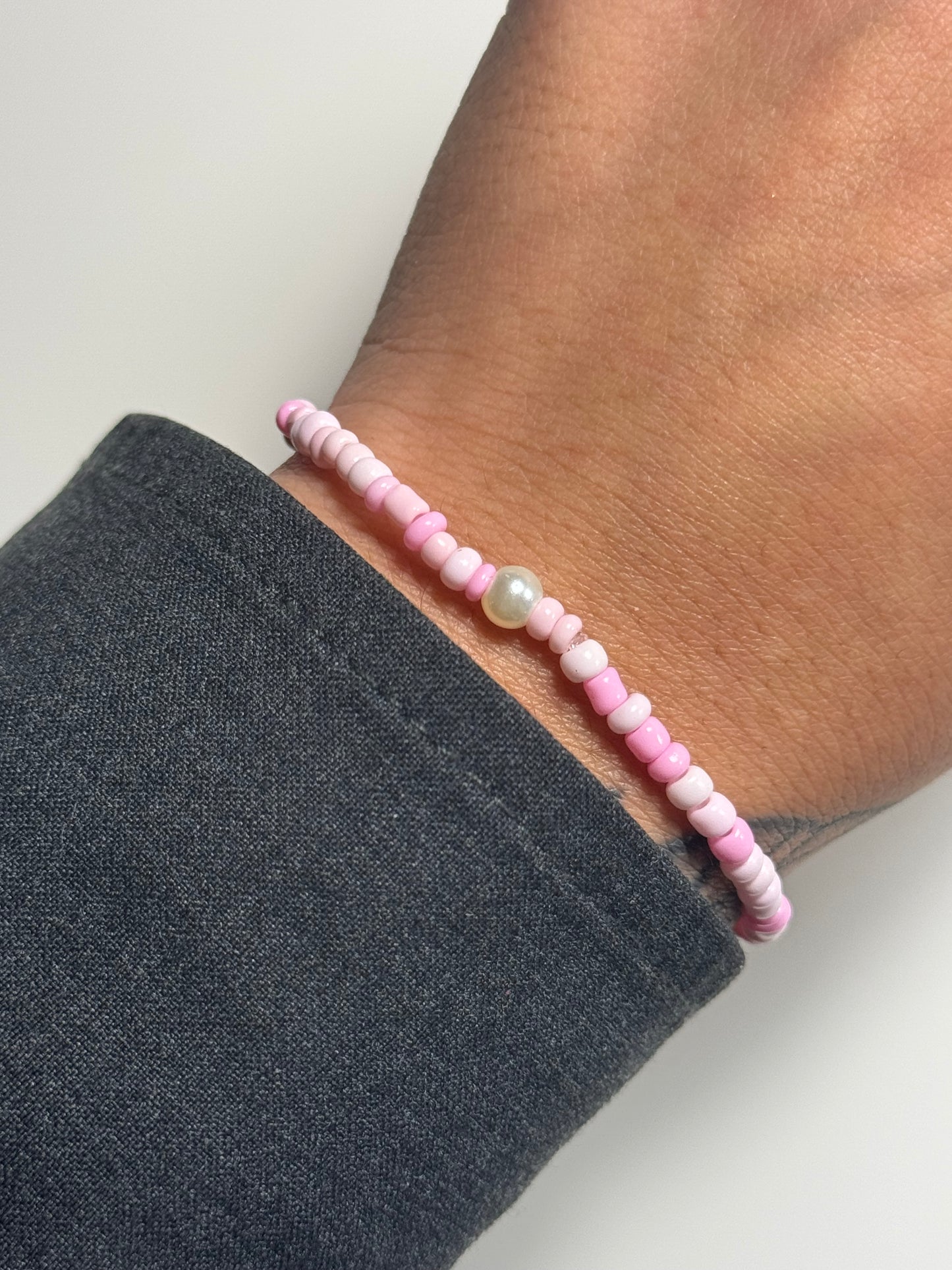 Pink Pearl Mix Miyuki Bracelet