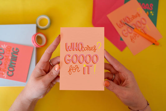 WENSKAART A6 | GO FOR IT